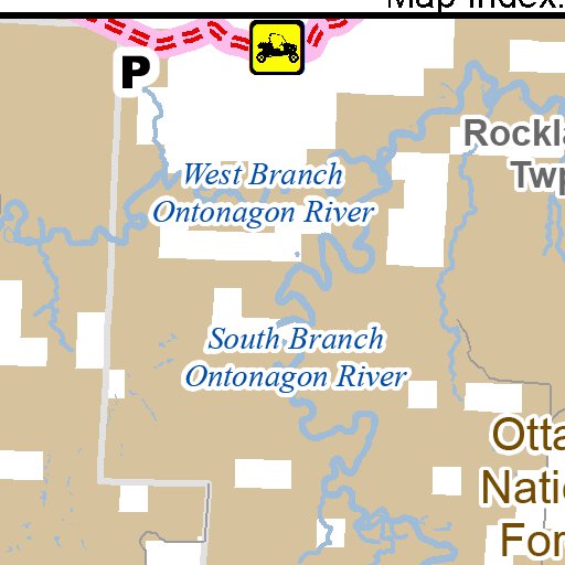 SB Route West Map by MI DNR | Avenza Maps