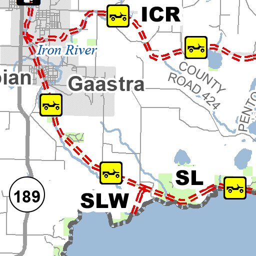 SL Route East Map by MI DNR | Avenza Maps