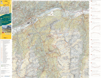 Val d'Anniviers, 1:25'000, Hiking Map