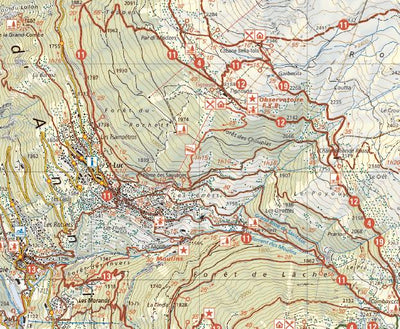 Val d'Anniviers, 1:25'000, Hiking Map