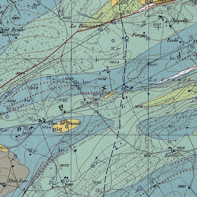 Les Bois, 1:25,000 GA