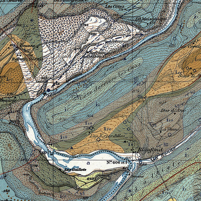 Les Bois, 1:25,000 GA