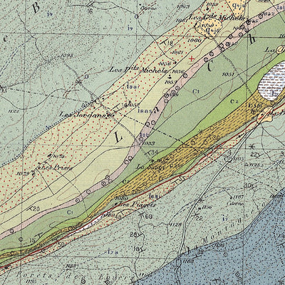 Les Verrières, 1:25,000 GA