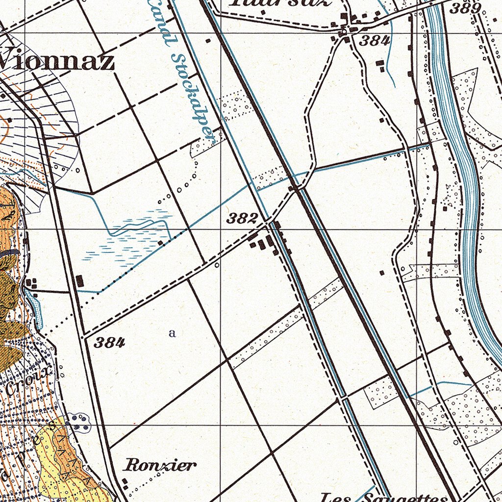 Monthey, 1:25,000 GA Map by SwissTopo | Avenza Maps