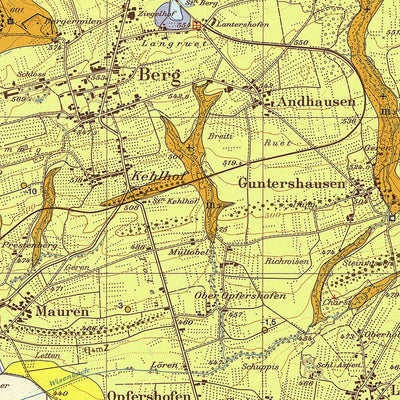 Weinfelden, 1:25,000 GA