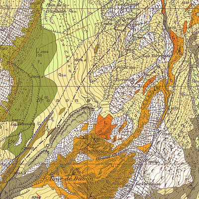 Orsières, 1:25,000 GA