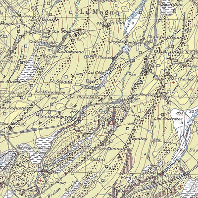Moudon, 1:25,000 GA