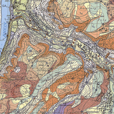 Frick-Laufenburg, 1:25,000 GA