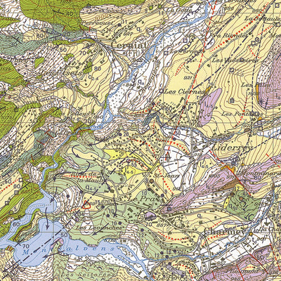 Gruyères, 1:25,000 GA