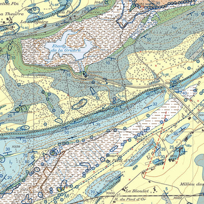 Bellelay-Saignelégier, 1:25,000 GA