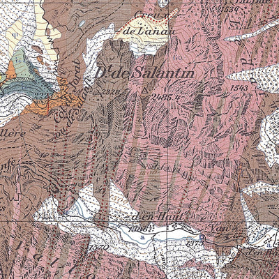 Val-d'Illiez, 1:25,000 GA