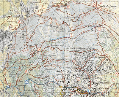 Pays du St-Bernard, 1:25‘000, Hiking Map