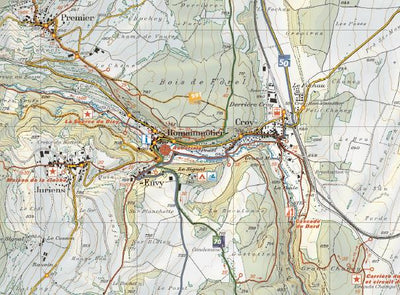 Yverdon-les-Bains Région, 1:25‘000, Hiking Map