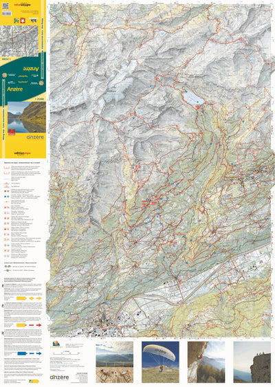 Anzère, 1:25‘000, Hiking Map