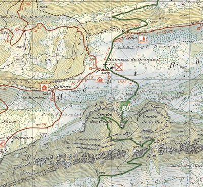 Delémont Delsberg, 1:25‘000, Hiking Map