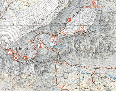 Lauterbrunnental, 1:25‘000, Hiking Map