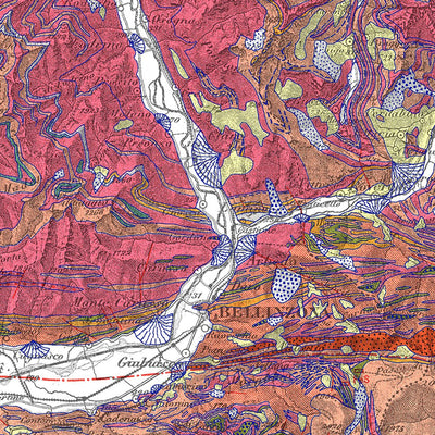 Ticino, 1:200,000 General Geology