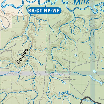 SOAB07 Pakowki Lake - Southern Alberta Topo