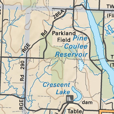 SOAB20 Claresholm - Southern Alberta Topo