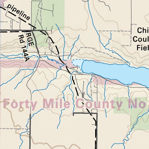 SOAB14 Taber Southern Alberta Topo Map by Backroad Mapbooks Avenza Maps