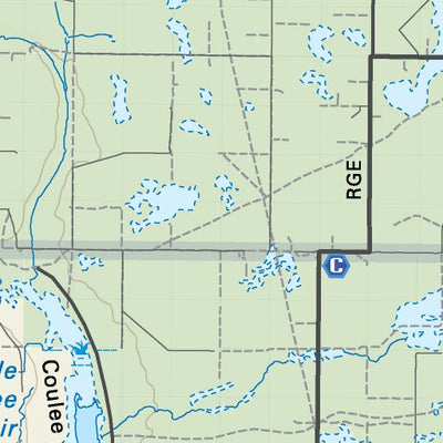 SOAB24 Suffield - Southern Alberta Topo