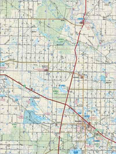SOAB33 Brooks - Southern Alberta Topo
