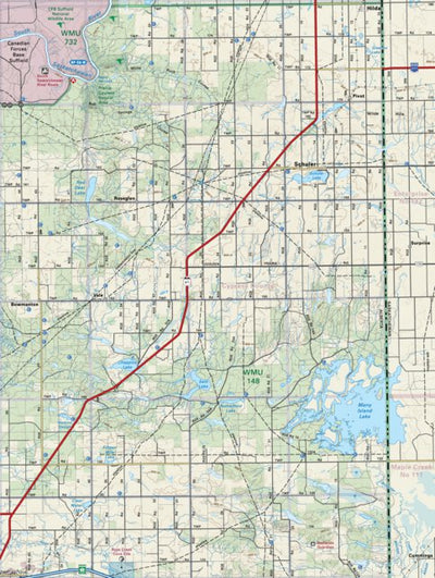 SOAB26 Schuler - Southern Alberta Topo