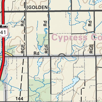 SOAB26 Schuler - Southern Alberta Topo