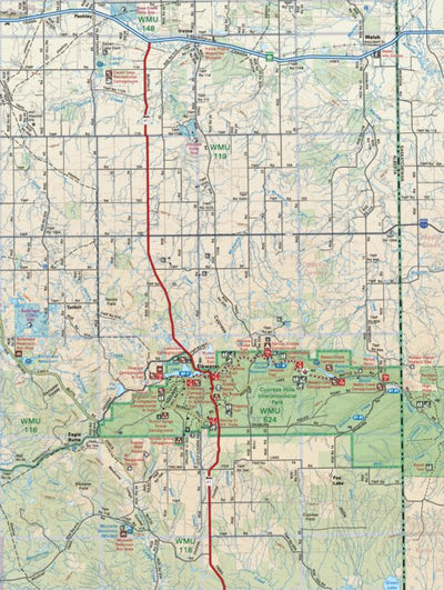SOAB17 Cypress Hills - Southern Alberta Topo