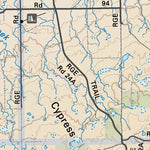 SOAB17 Cypress Hills - Southern Alberta Topo