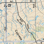 SOAB17 Cypress Hills - Southern Alberta Topo