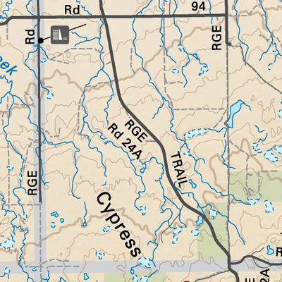 SOAB17 Cypress Hills - Southern Alberta Topo