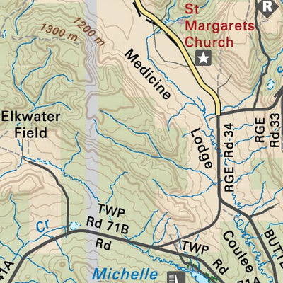 SOAB17 Cypress Hills - Southern Alberta Topo