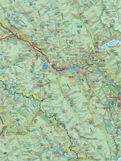 SOAB38 Banff - Southern Alberta Topo