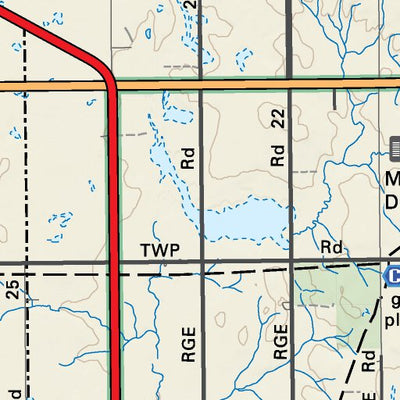 SOAB47 Oyen - Southern Alberta Topo