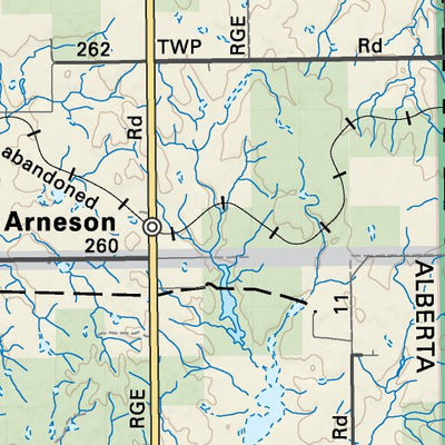 SOAB47 Oyen - Southern Alberta Topo