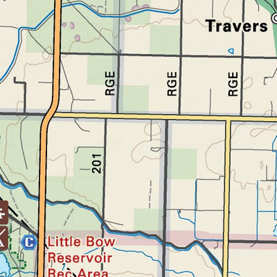 SOAB22 Lomond - Southern Alberta Topo