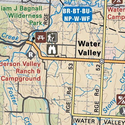 SOAB52 Sundre - Southern Alberta Topo