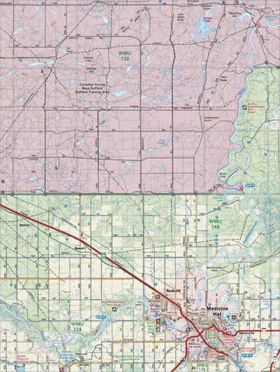 SOAB25 Medicine Hat - Southern Alberta Topo