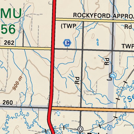 SOAB42 Strathmore - Southern Alberta Topo Map by Backroad Mapbooks ...