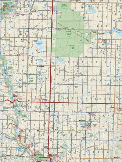 SOAB55 Drumheller - Southern Alberta Topo