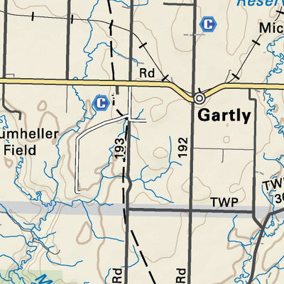 SOAB55 Drumheller - Southern Alberta Topo