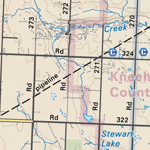 SOAB53 Olds Southern Alberta Topo Map by Backroad Mapbooks Avenza Maps