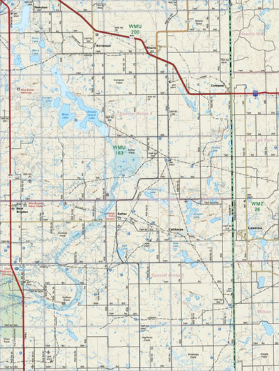 SOAB59 Esther - Southern Alberta Topo