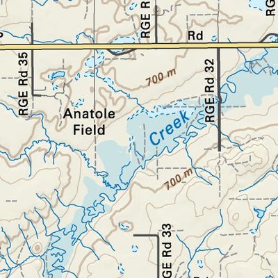 SOAB59 Esther - Southern Alberta Topo