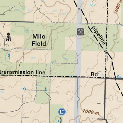 SOAB31 Carseland - Southern Alberta Topo