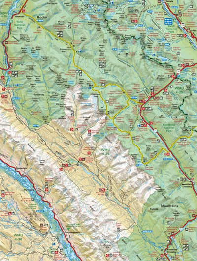 SOAB37 Yoho National Park - Southern Alberta Topo