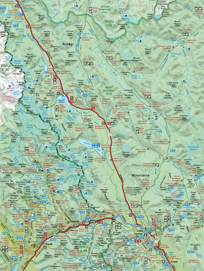 SOAB49 Lake Louise - Southern Alberta Topo