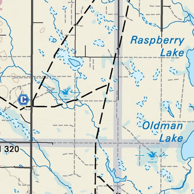 SOAB57 Youngstown - Southern Alberta Topo