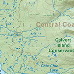 CCBC08 Calvert Island - Cariboo Chilcotin Coast BC Topo